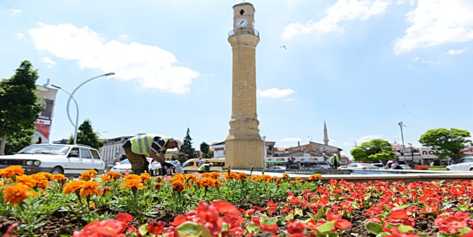 Çorum Bayram Öncesi Çiçek Açtı