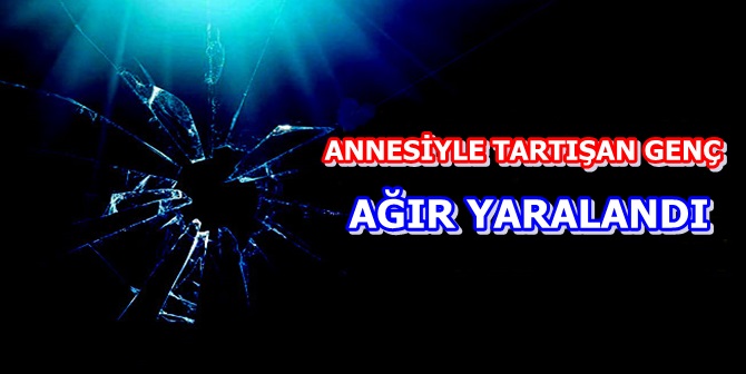 Annesiyle Tartışan Genç Ağır Yaralandı