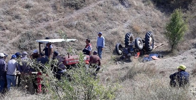 Traktör Kazası Can Aldı