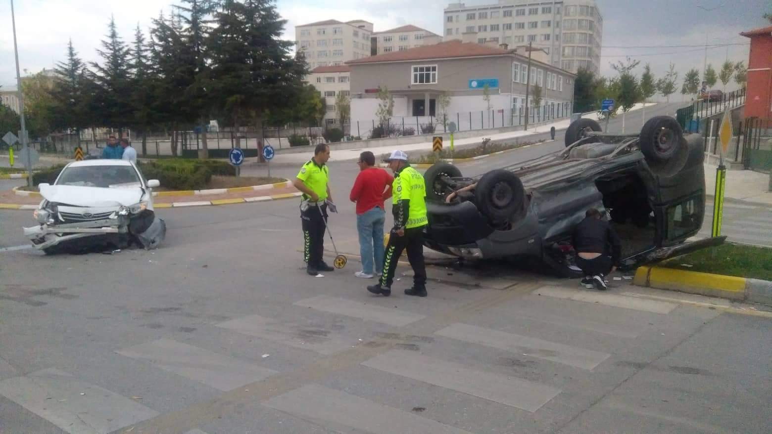 Çorum’da Trafik Kazası: 3 Yaralı