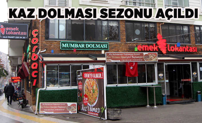 Kaz Dolması Sezonu Açıldı