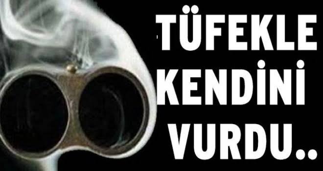 Tüfekle Kendini Vurdu