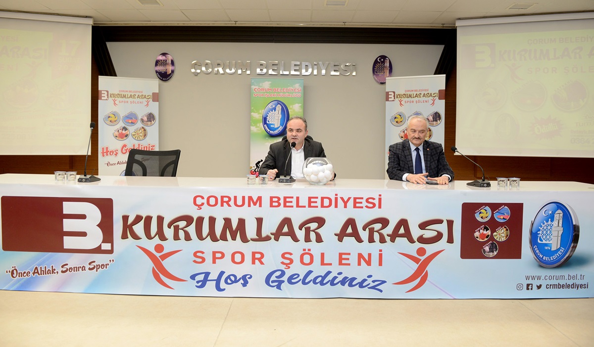 3. Kurumlar Arası Spor Şölenine Yoğun İlgi