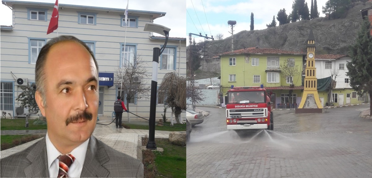 Dodurga’da Cadde ve Sokaklar Dezenfekte Edildi