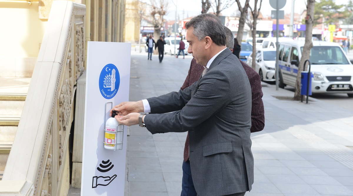 Şehrin Bazı Noktalarına Dezenfekte Konuldu