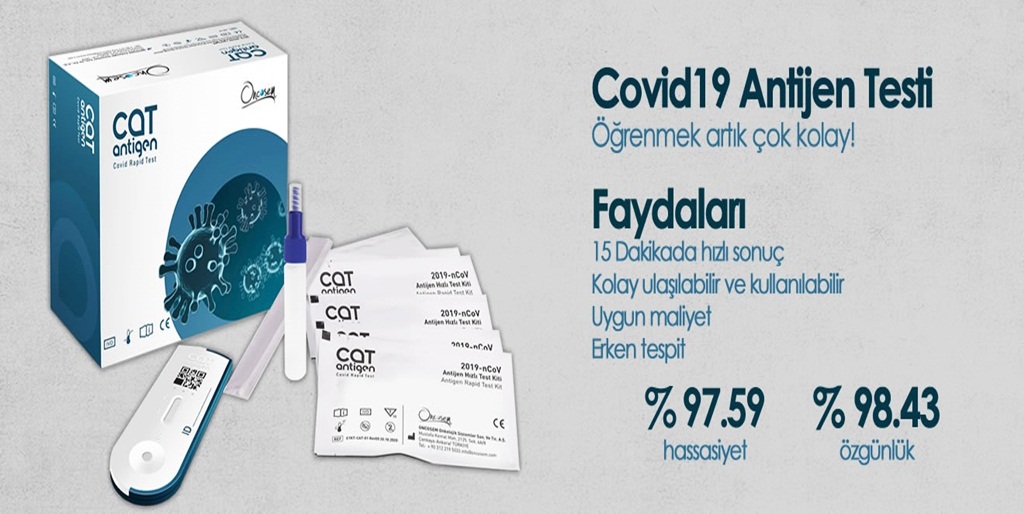 “Evinizde 15 Dakikada Covid-19 Testinizi Yapıyoruz”