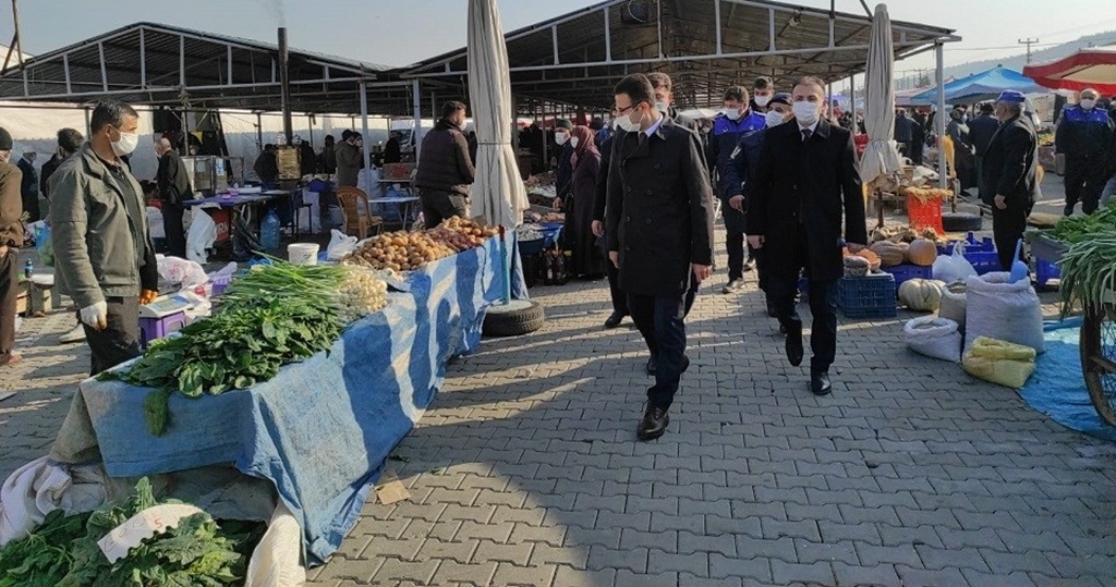 Osmancık Kaymakamı Pazarı Denetledi