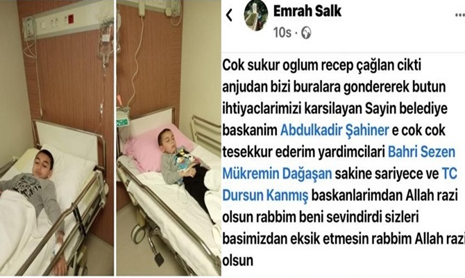 Şalk Ailesinden, Başkan Şahiner’e Teşekkür