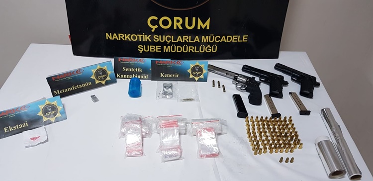 Çorum Polisinden Uyuşturucu Operasyonu