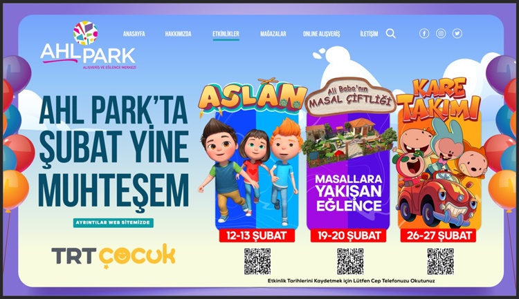 AHL Park AVM’de Şubat Ayı Yine Dopdolu