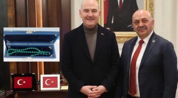 Bakan Soylu’dan Başkan İsbir’e Hediye