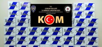 Çorum Polisinden Kaçak Sigara Operasyonu