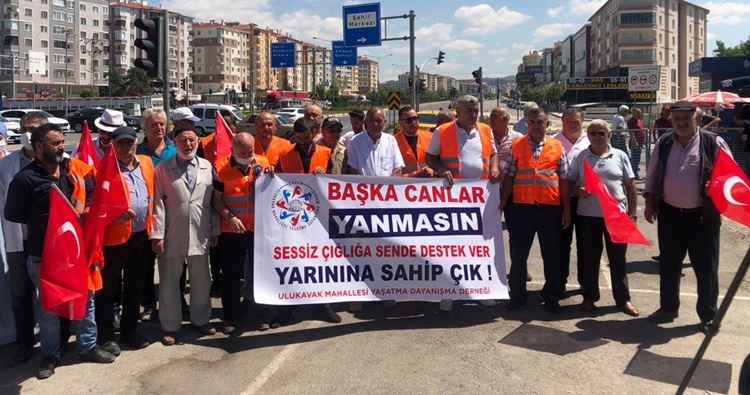 Çevre Yolu’nda “Sessiz Çığlık” Eylemi Yapıldı