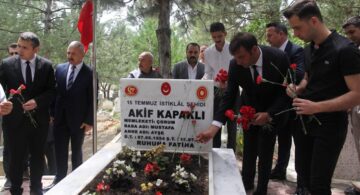 15 Temmuz Şehidi Akif Kapaklı Mezarı Başında Anıldı