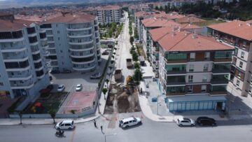 Mahmutevler Caddesi Yenileniyor