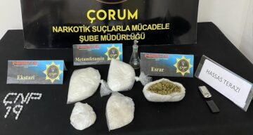 Çorum Polisinden Uyuşturucu Operasyonu