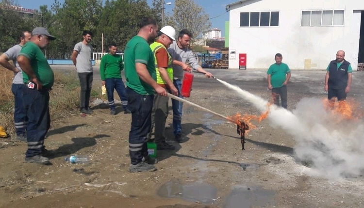 Yangın Tatbikatı Gerçeği Aratmadı