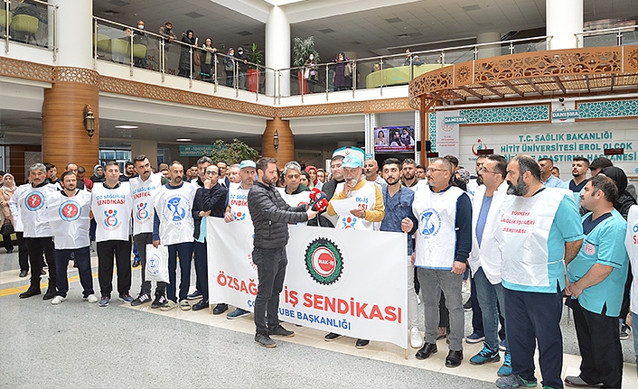 Çorum’da Sağlık Çalışanına Saldırıya Tepki