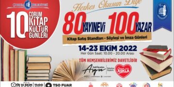 Çorum 10. Kitap Kültür Günleri Başlıyor