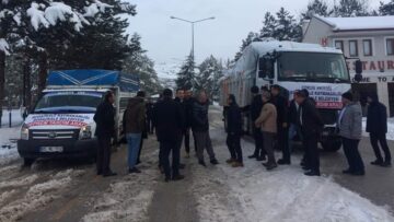 Boğazkale’den “Asrın felaketi” Bölgesine Yardım