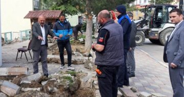 Ortaköy Şehit Adem Erboyacı Parkı Yenileniyor