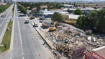 Erzurum Dede Caddesi Genişletiliyor